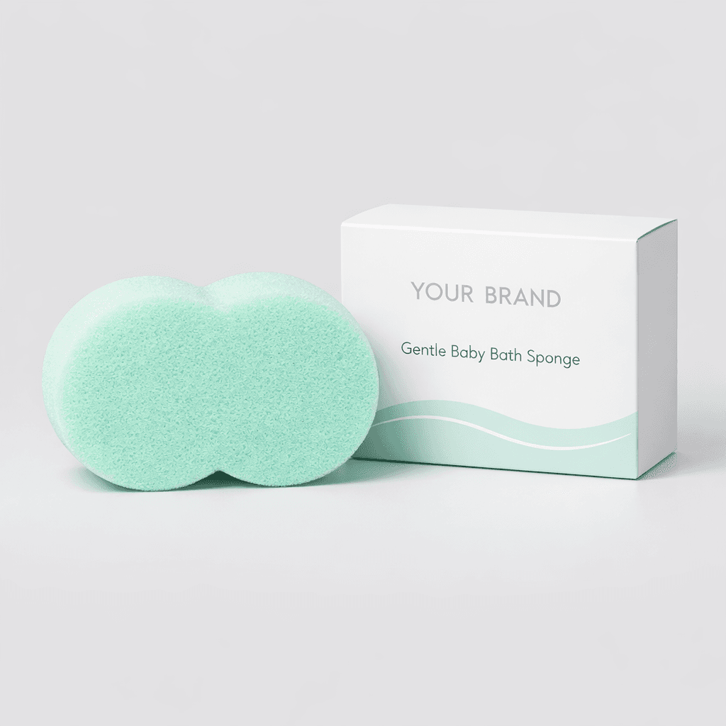Gentle Baby Bath Sponge private-label product concept