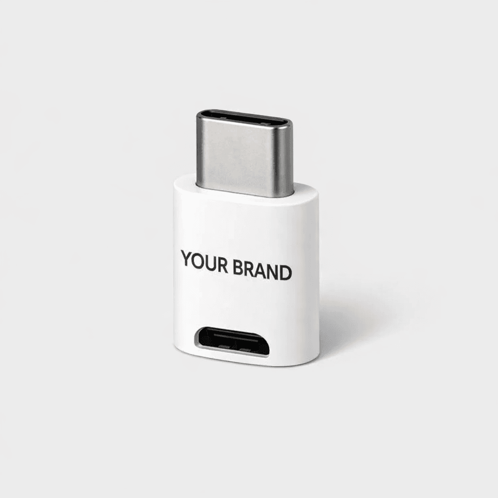 USB-C to Micro USB Adapter private-label product concept