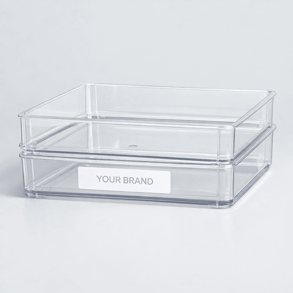 Stackable Fridge Organizer Tray private-label product concept