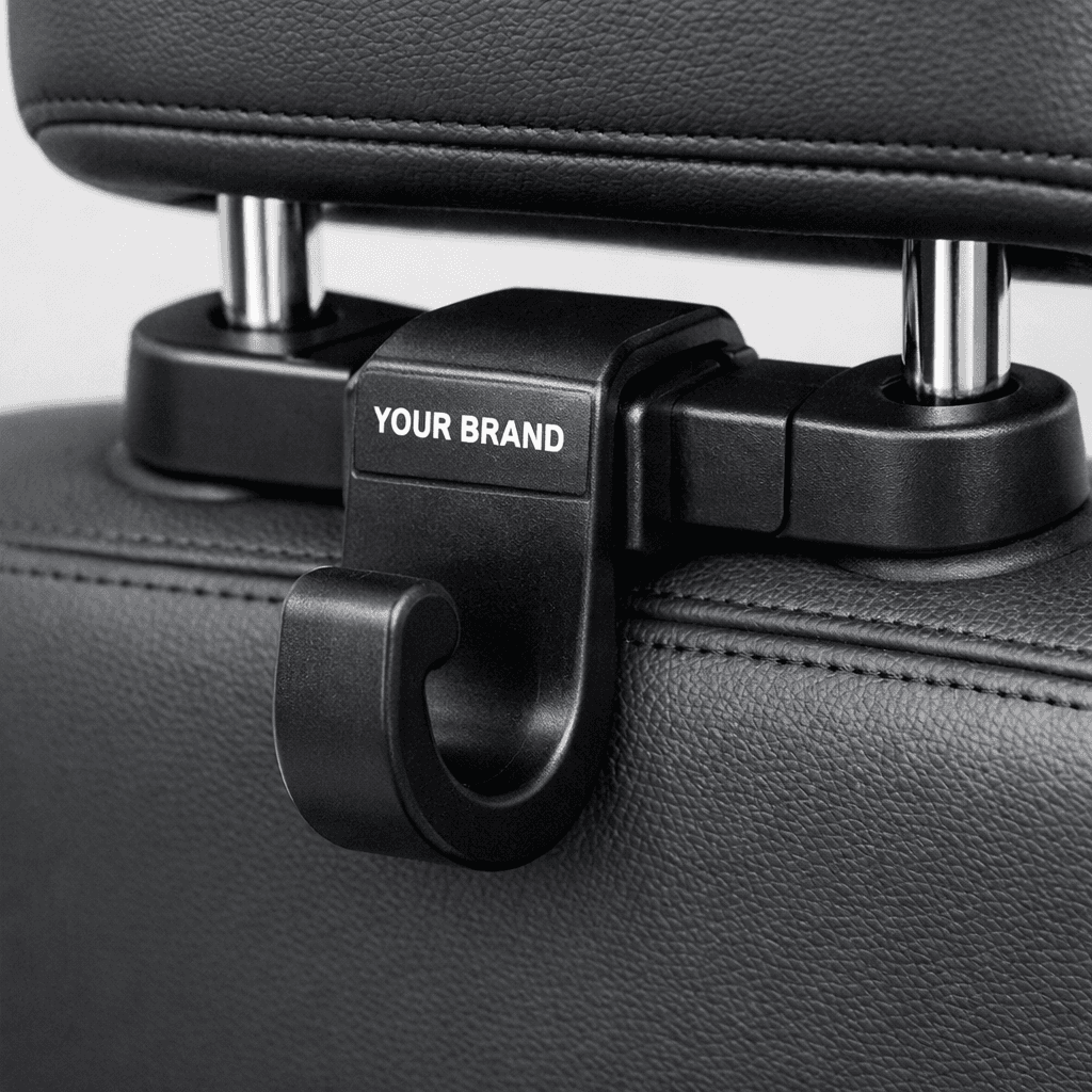 Multipurpose Car Seat Headrest Hook private-label product concept