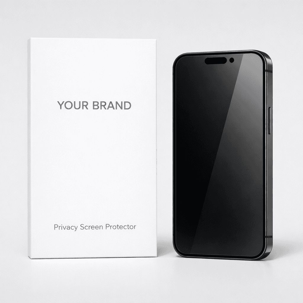 Anti-Peep Privacy Screen Protector private-label product concept