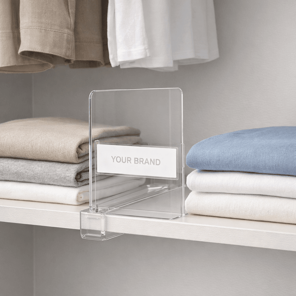 Adjustable Wardrobe Shelf Divider private-label product concept
