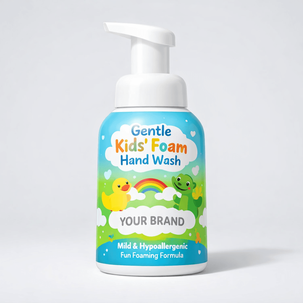 Gentle Kids’ Foam Hand Wash private-label product concept
