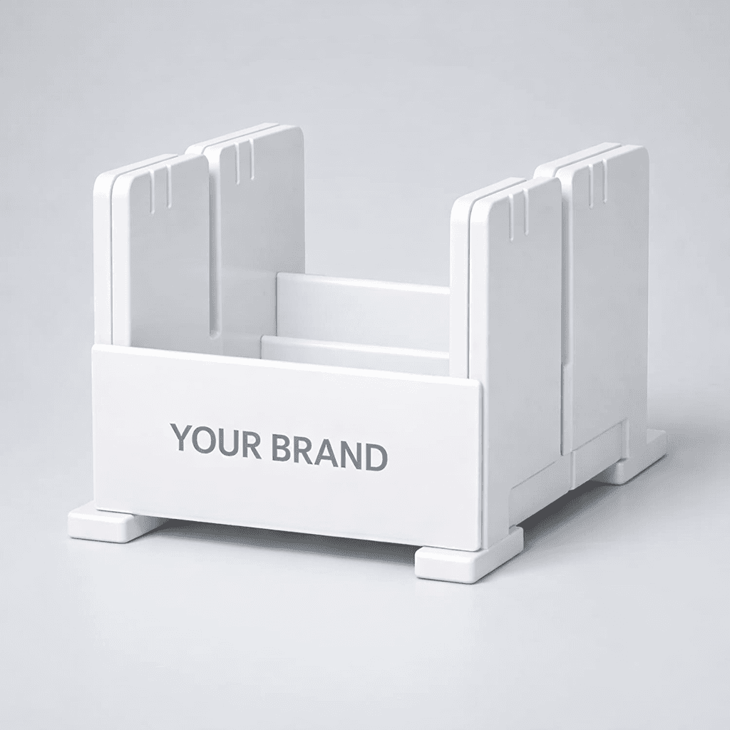 Stackable Plastic Book Organizer Stand private-label product concept