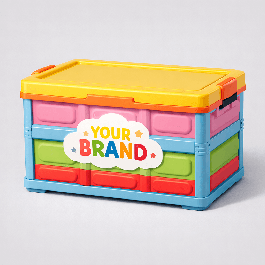 Collapsible Plastic Toy Storage Box private-label product concept