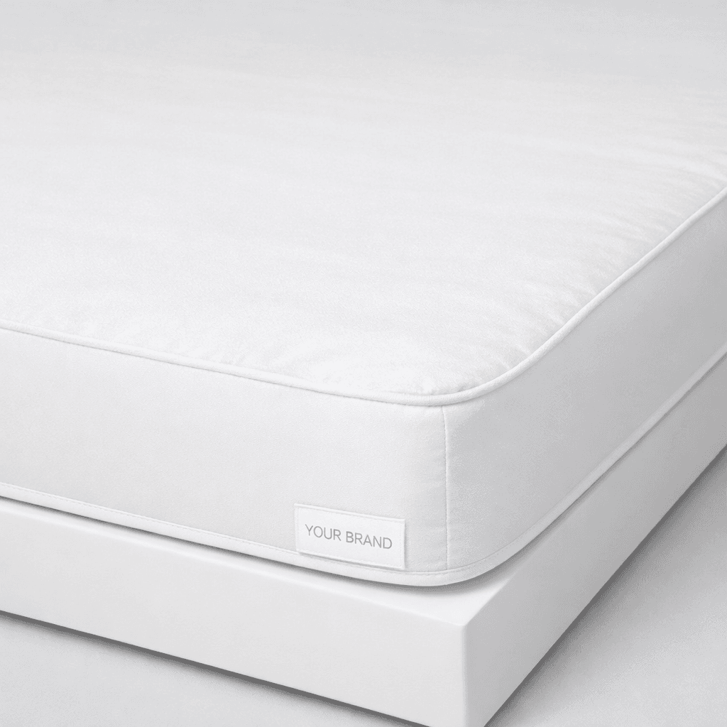 PVC Waterproof Mattress Protector private-label product concept