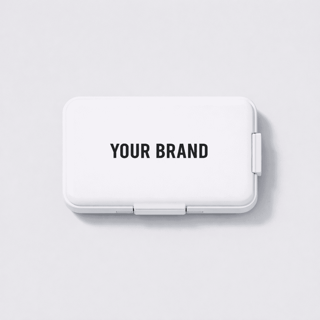 Compact SIM Card Storage Case private-label product concept