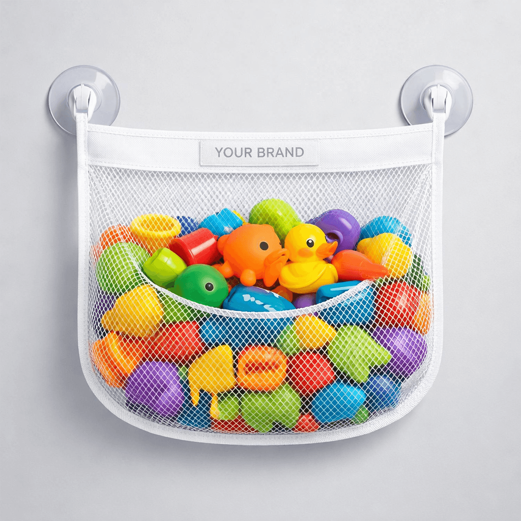 Children’s Bath Toy Organizer Net private-label product concept