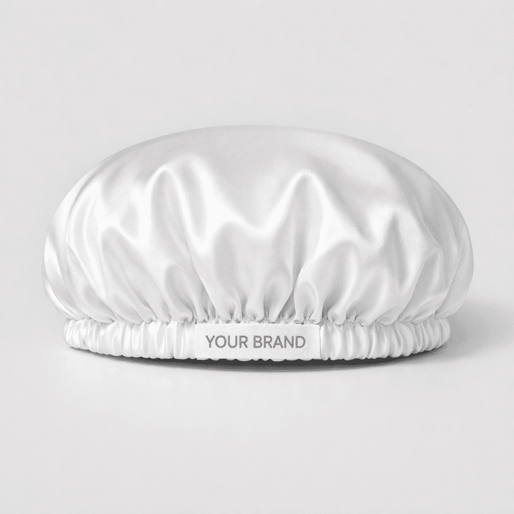Satin Edge Sleeping Bonnet private-label product concept