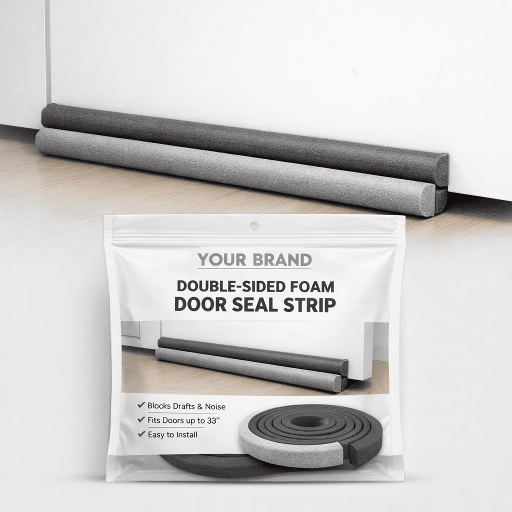 Double-Sided Foam Door Seal Strip private-label product concept
