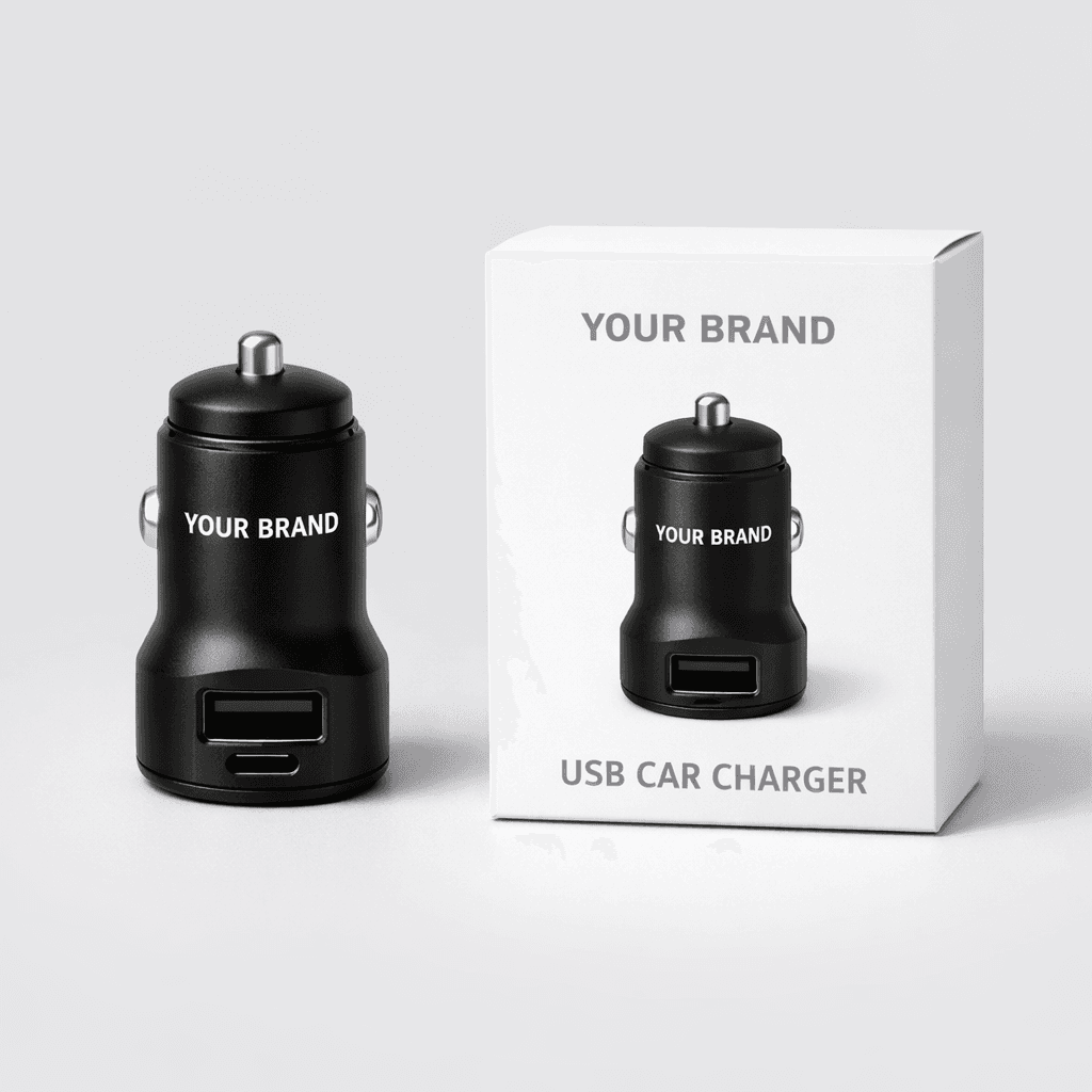 Universal USB Car Charger Adapter private-label product concept