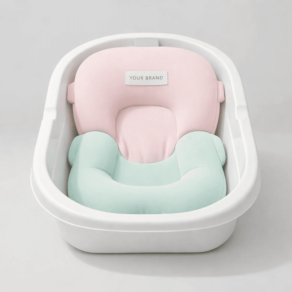 Soft Foam Baby Bath Cushion private-label product concept