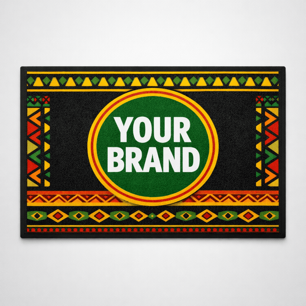 Anti-Slip Door Mat with Custom Print private-label product concept