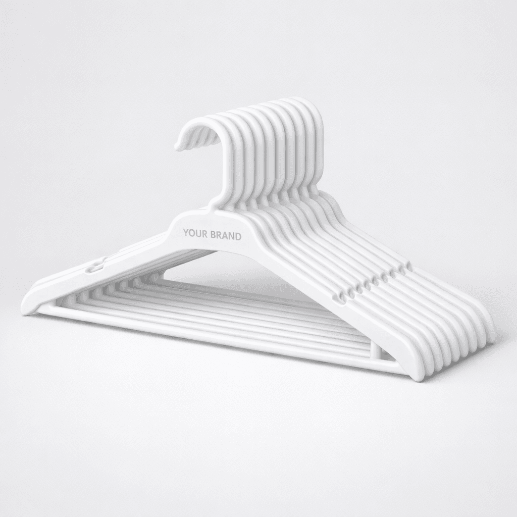 Multi-Purpose Plastic Hanger Set (10-Pack) private-label product concept