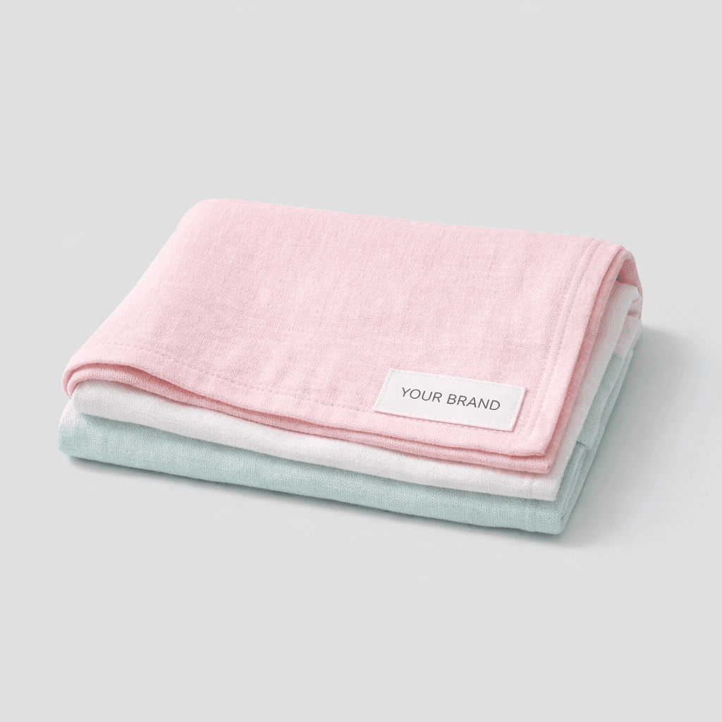 Soft Baby Swaddle Blanket private-label product concept