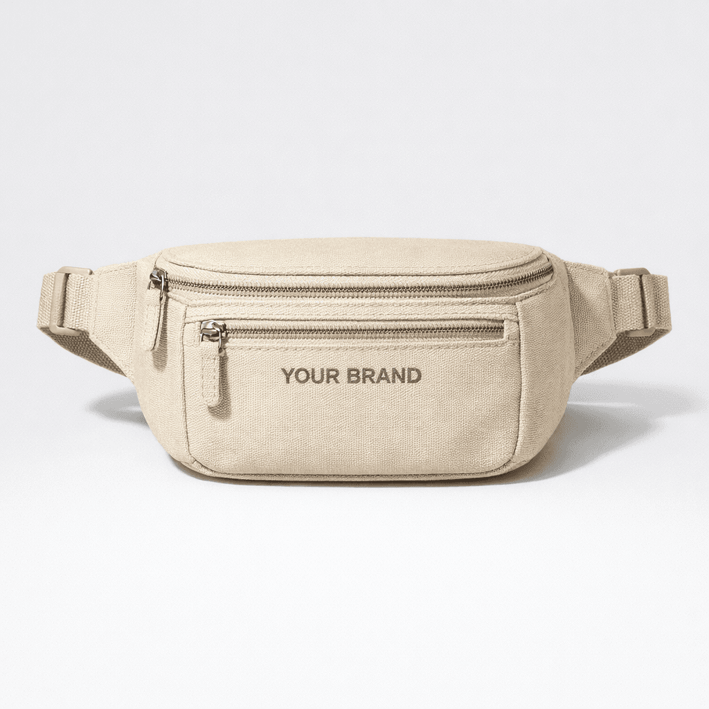 Adjustable Canvas Waist Pouch private-label product concept