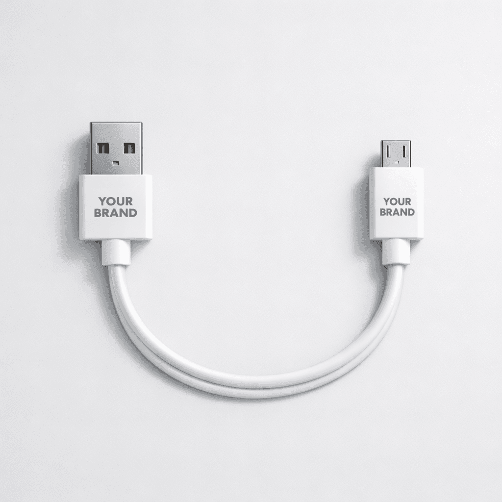 Premium Micro USB Data Cable private-label product concept