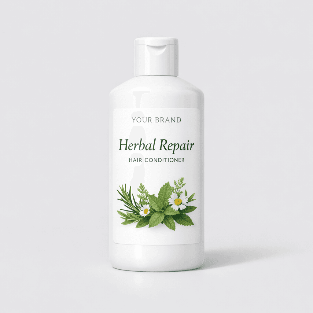 Herbal Repair Hair Conditioner private-label product concept