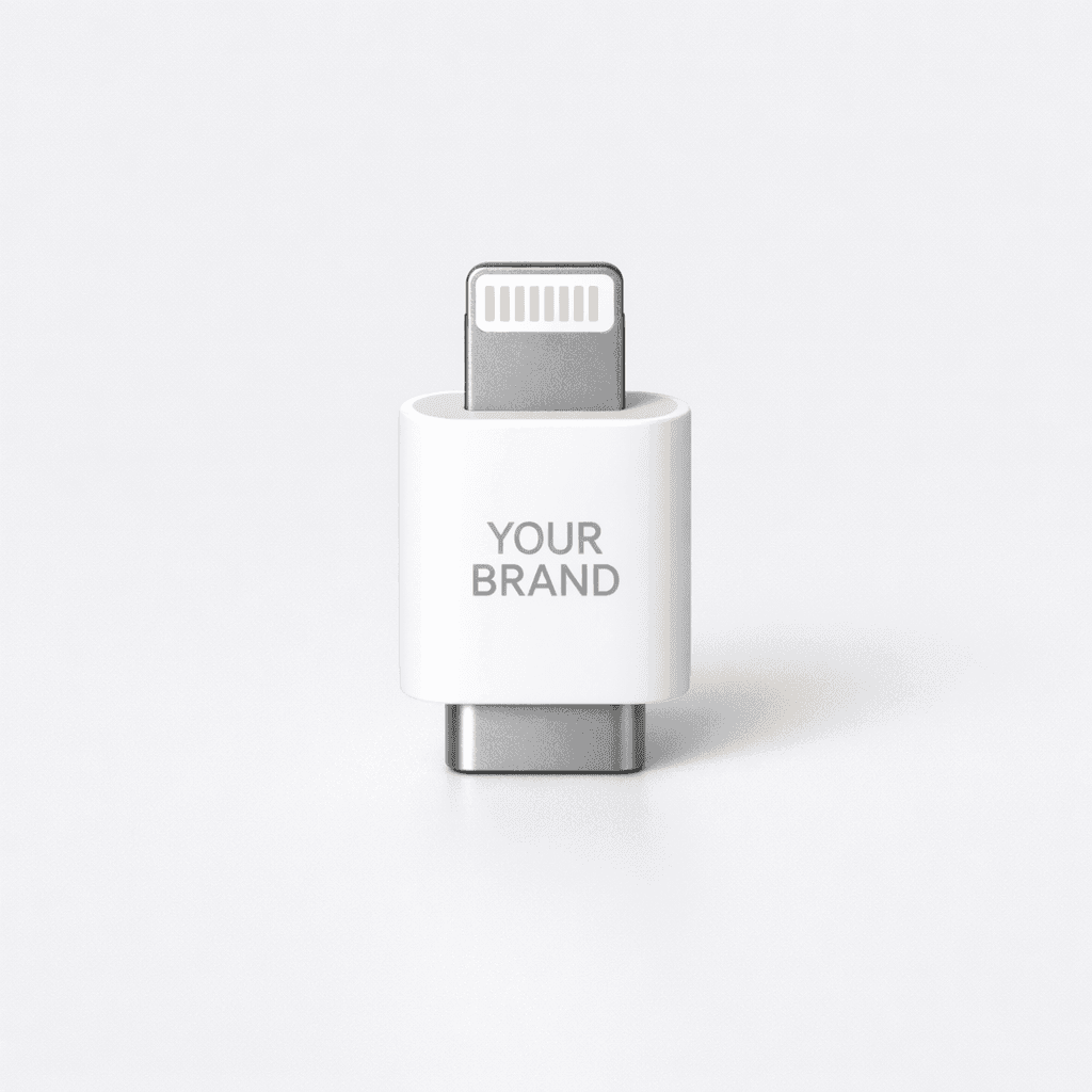 USB-C to Lightning Adapter private-label product concept