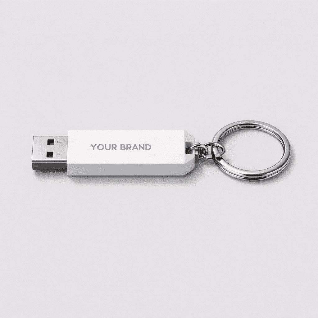 USB Flash Drive Keychain private-label product concept