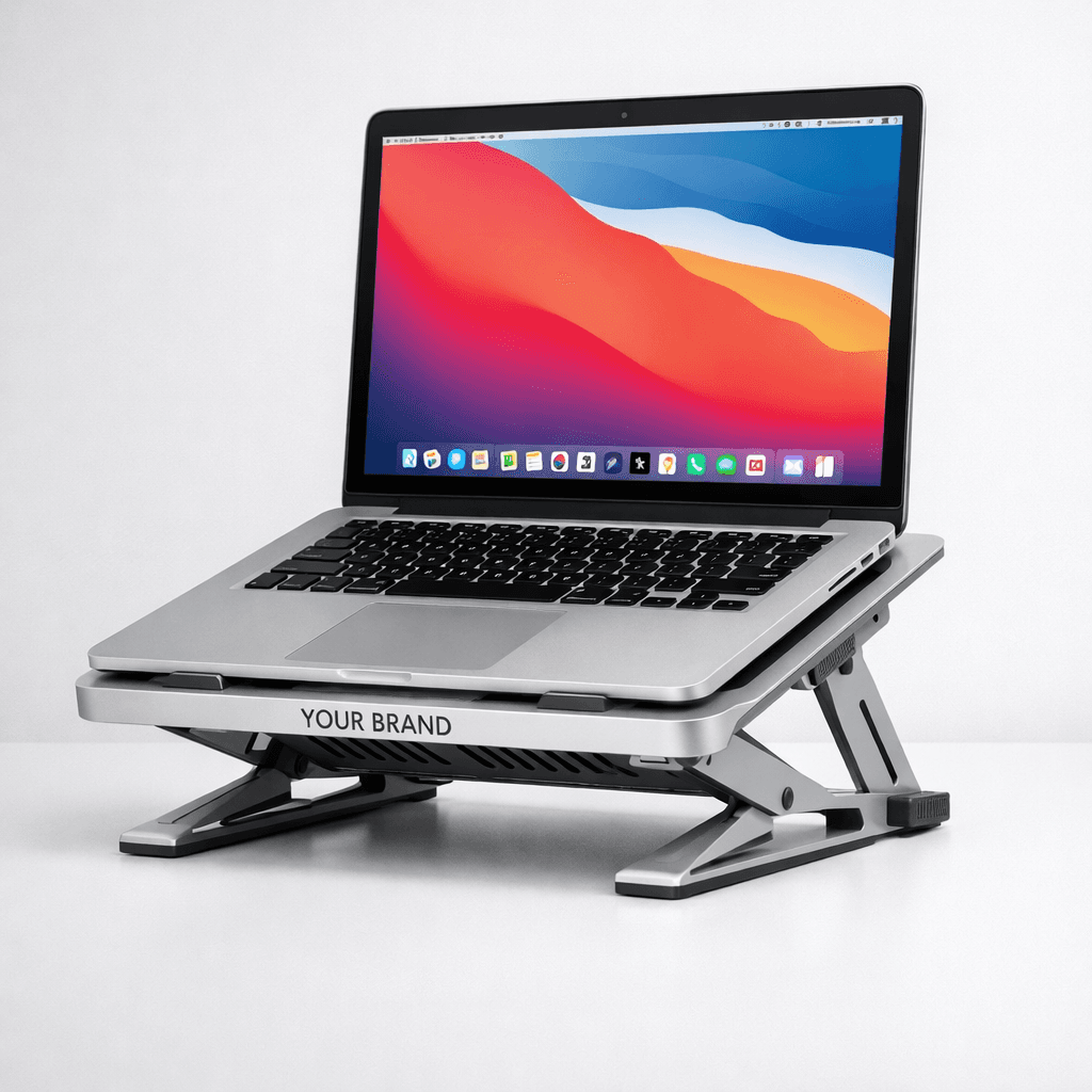 Ergonomic Laptop Cooling Stand private-label product concept