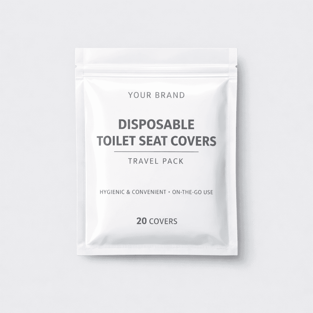 Disposable Toilet Seat Covers (Travel Pack) private-label product concept
