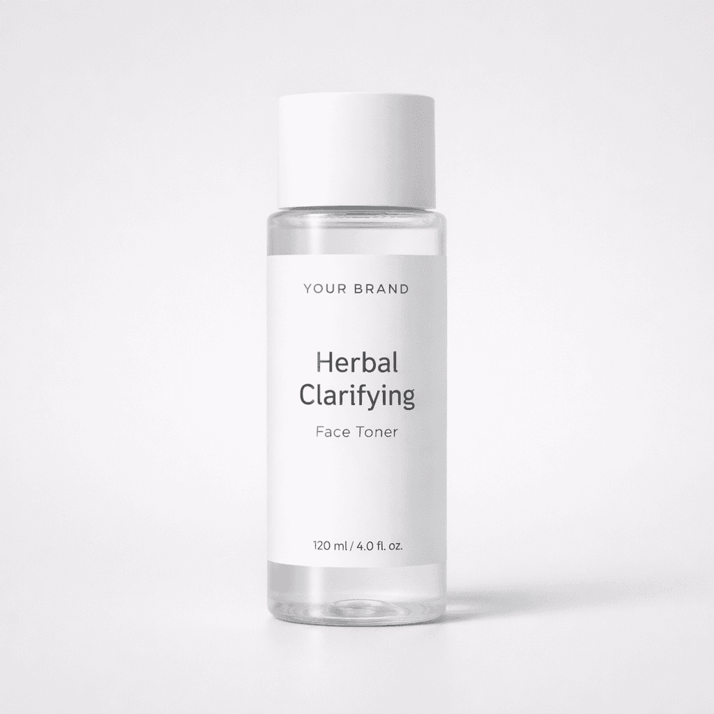 Herbal Clarifying Face Toner private-label product concept