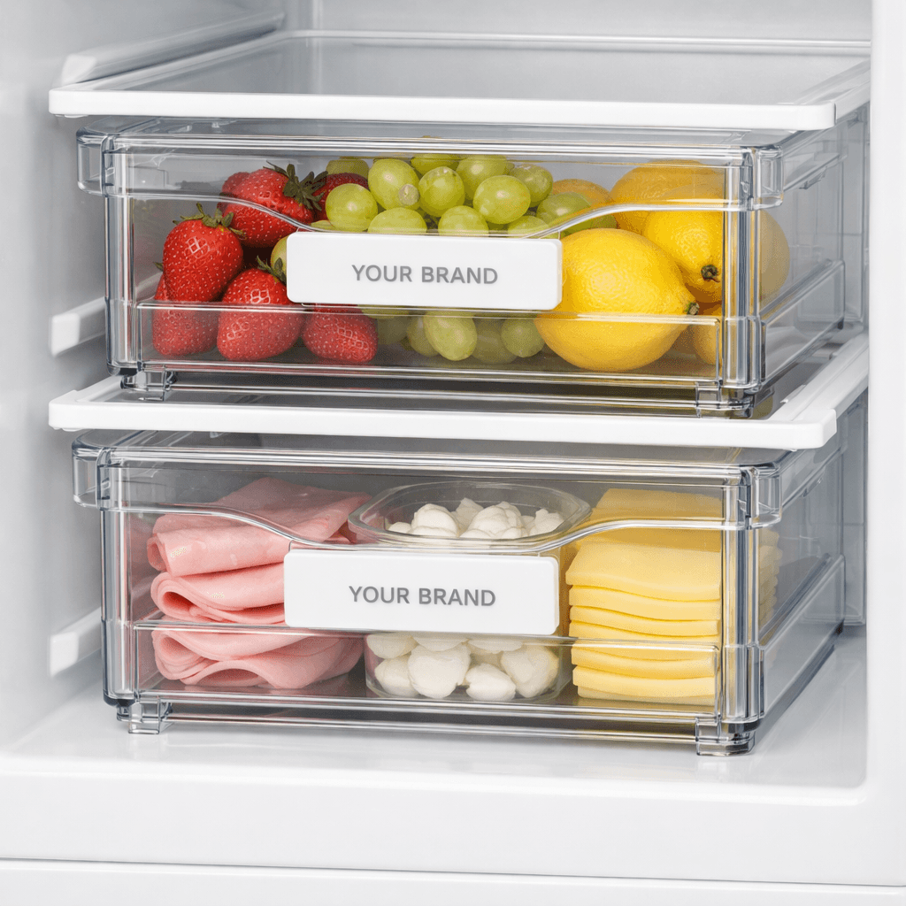 Stackable Fridge Organizer Drawer private-label product concept