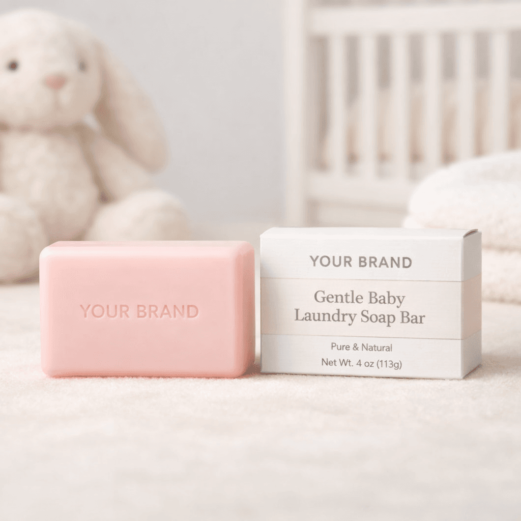 Gentle Baby Laundry Soap Bar private-label product concept