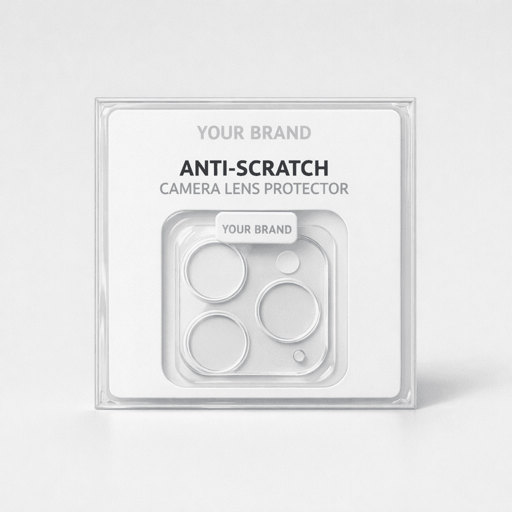Anti-Scratch Phone Camera Lens Protector private-label product concept