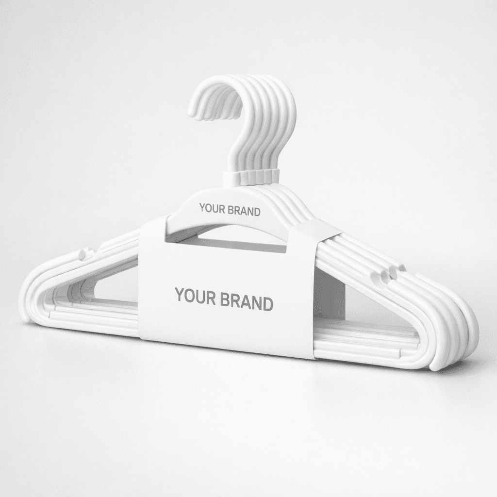 Multipurpose Plastic Clothes Hanger Set private-label product concept