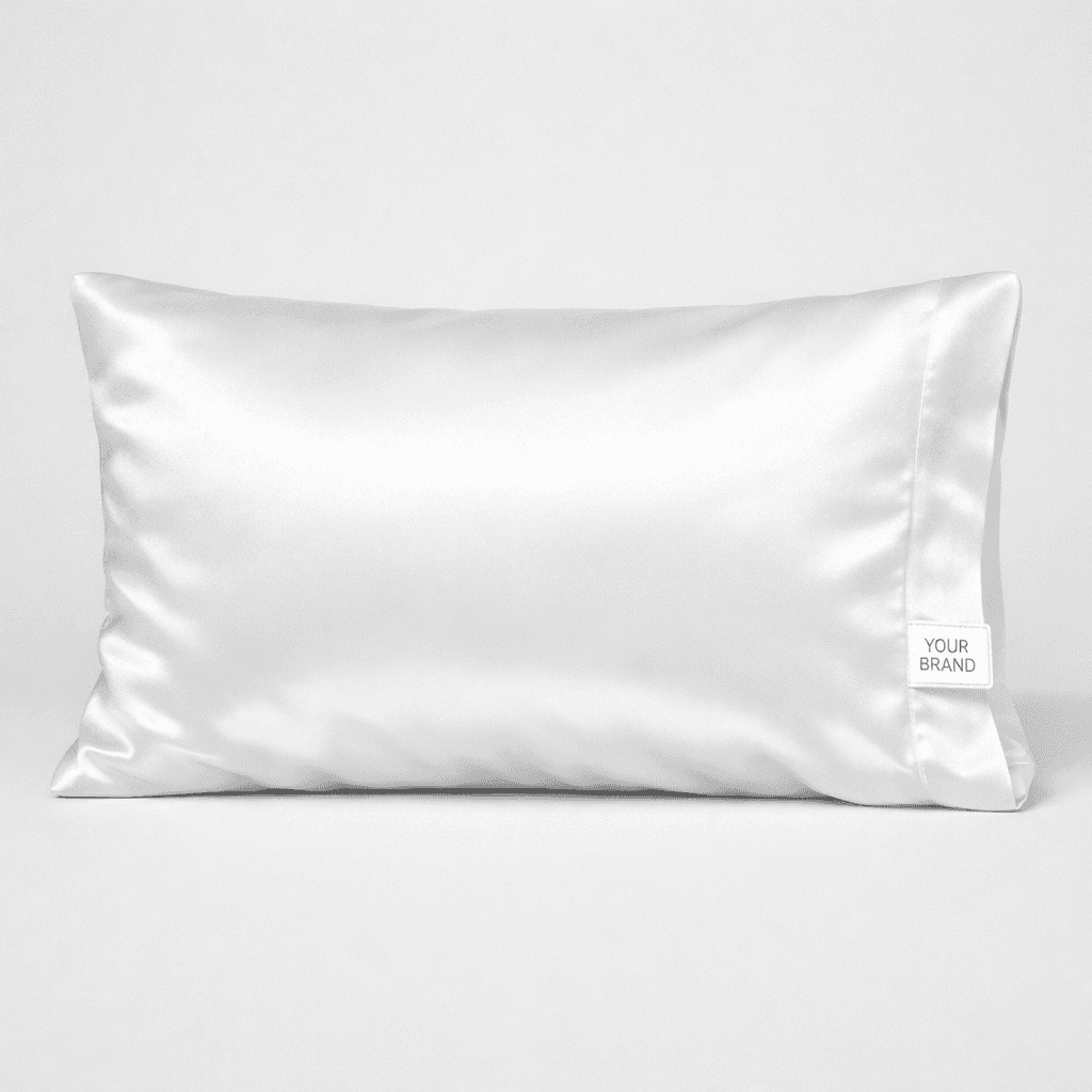 Soft Touch Satin Pillowcase private-label product concept