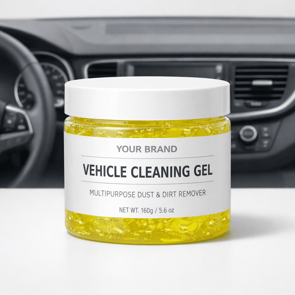 Multipurpose Vehicle Cleaning Gel private-label product concept