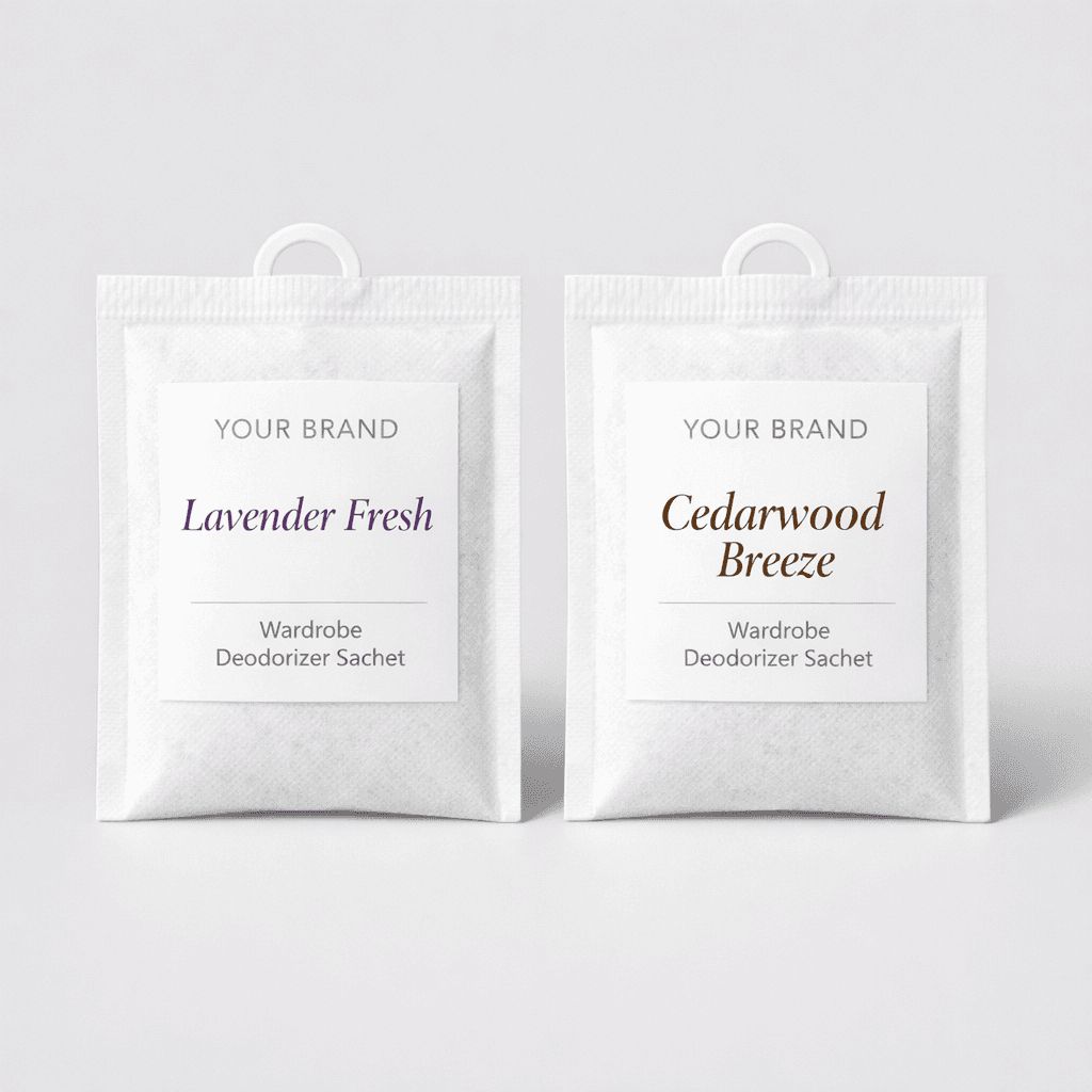 Scented Wardrobe Deodorizer Sachets private-label product concept