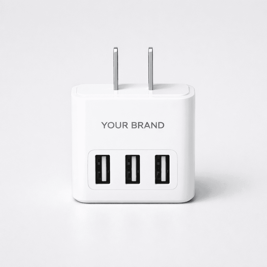 3-Port USB Wall Charger Adapter private-label product concept