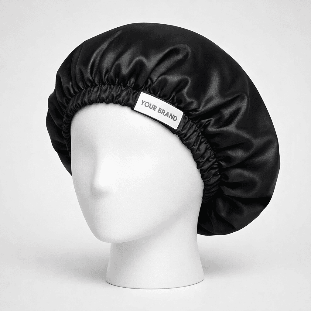 Soft Satin Bonnet for Hair Protection private-label product concept