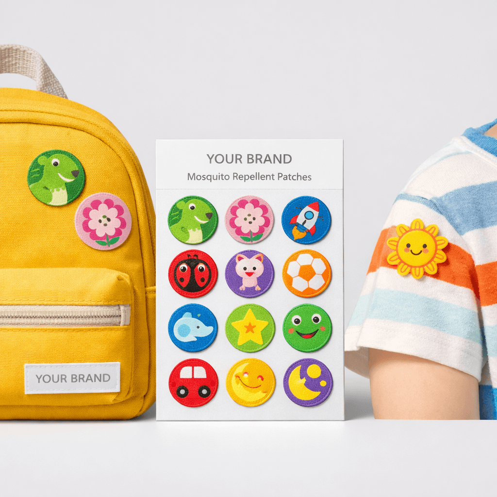 Children’s Mosquito Repellent Patch private-label product concept