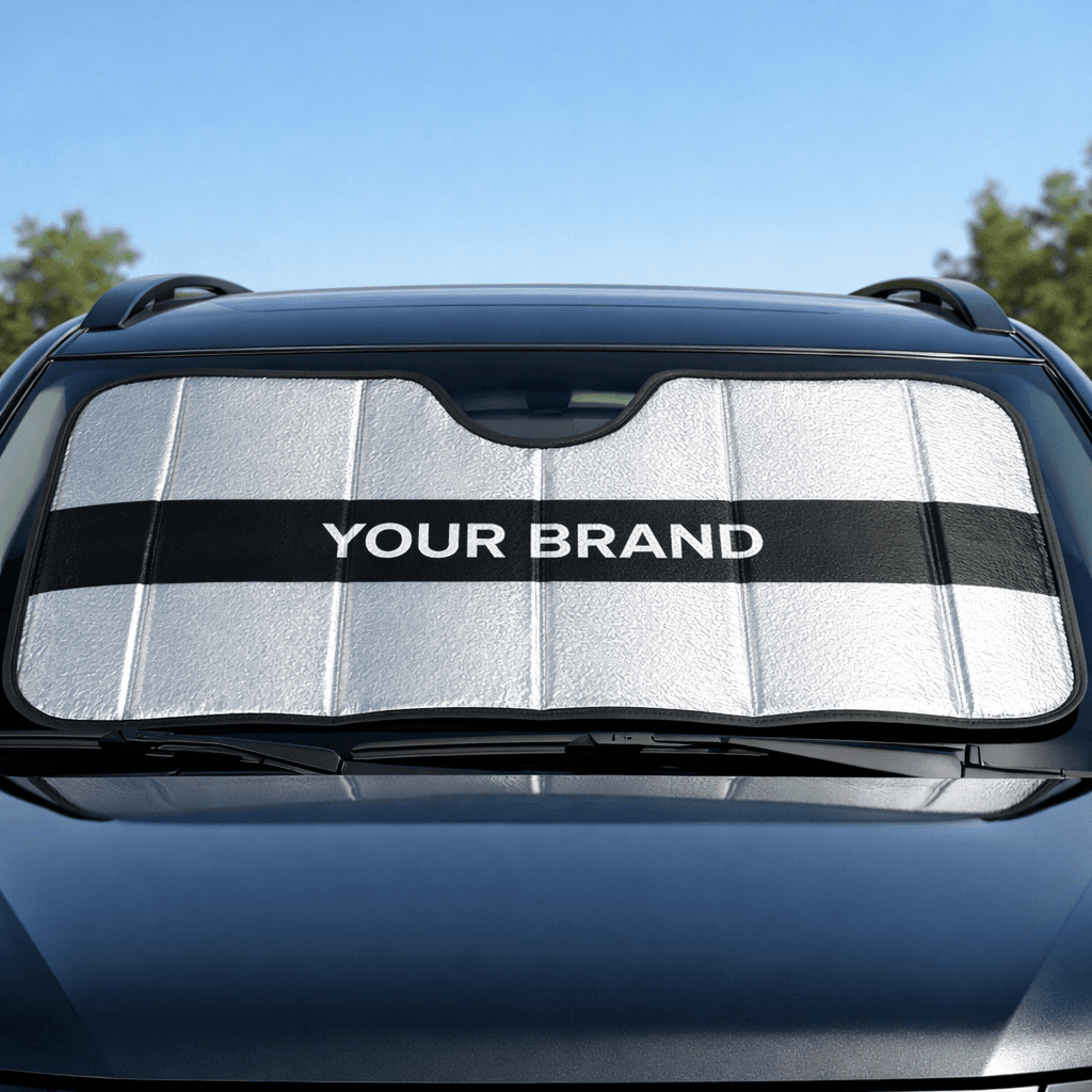 Portable Car Windshield Sun Shade private-label product concept