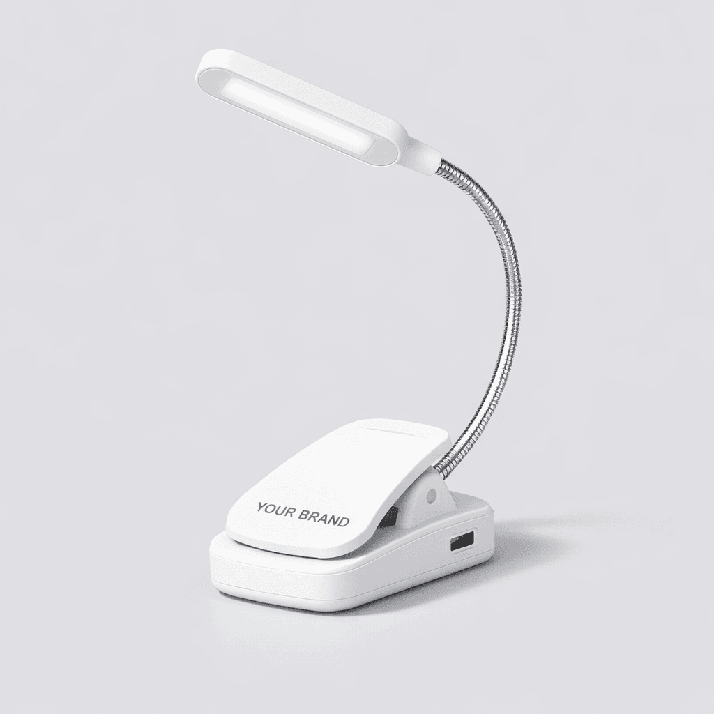 USB Rechargeable LED Book Light private-label product concept