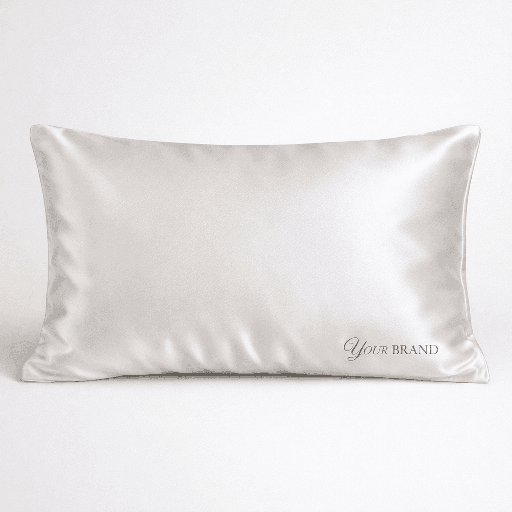 Premium Satin Pillowcase private-label product concept