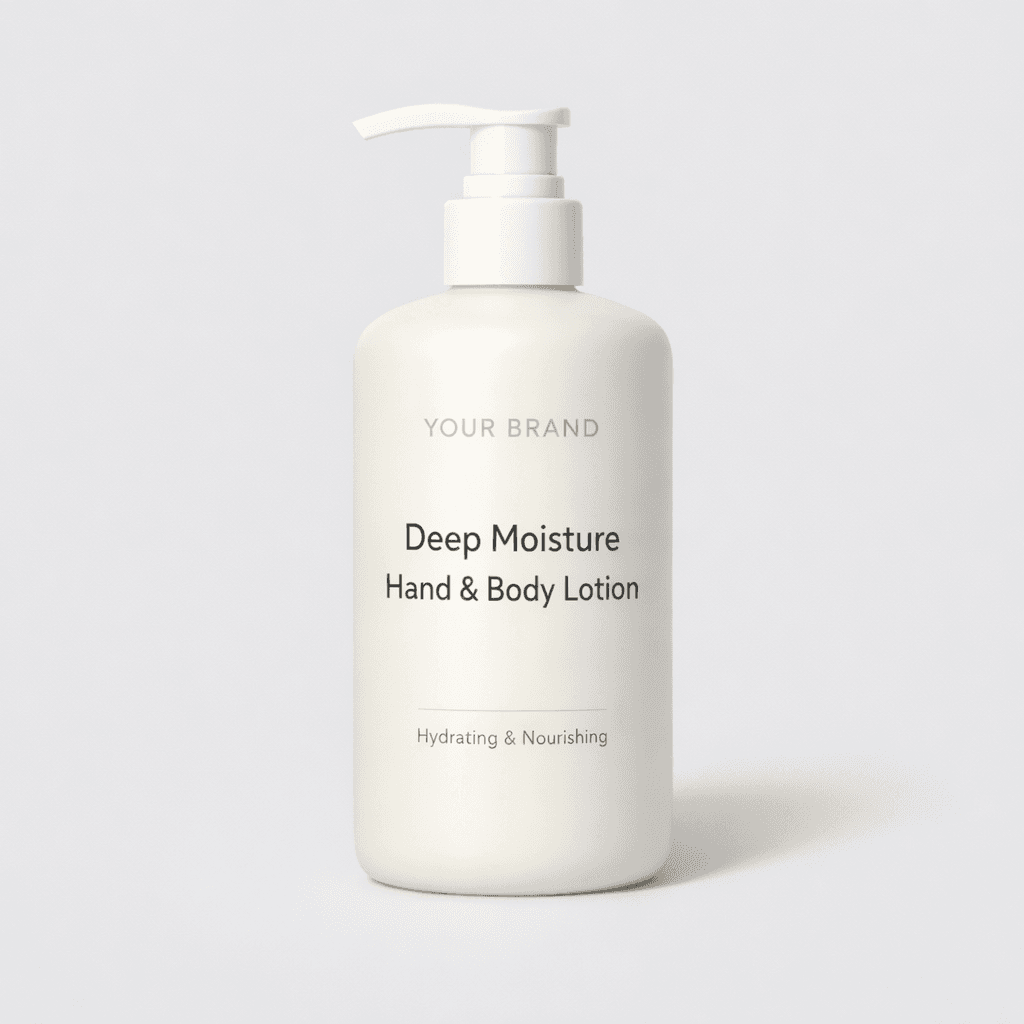 Deep Moisture Hand & Body Lotion private-label product concept