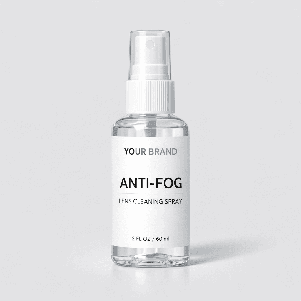 Anti-Fog Lens Cleaning Spray private-label product concept
