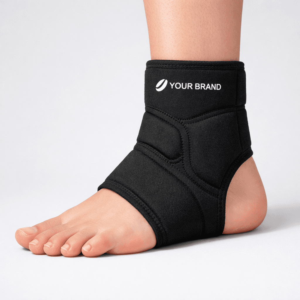 Foam Padded Ankle Support Sleeve private-label product concept