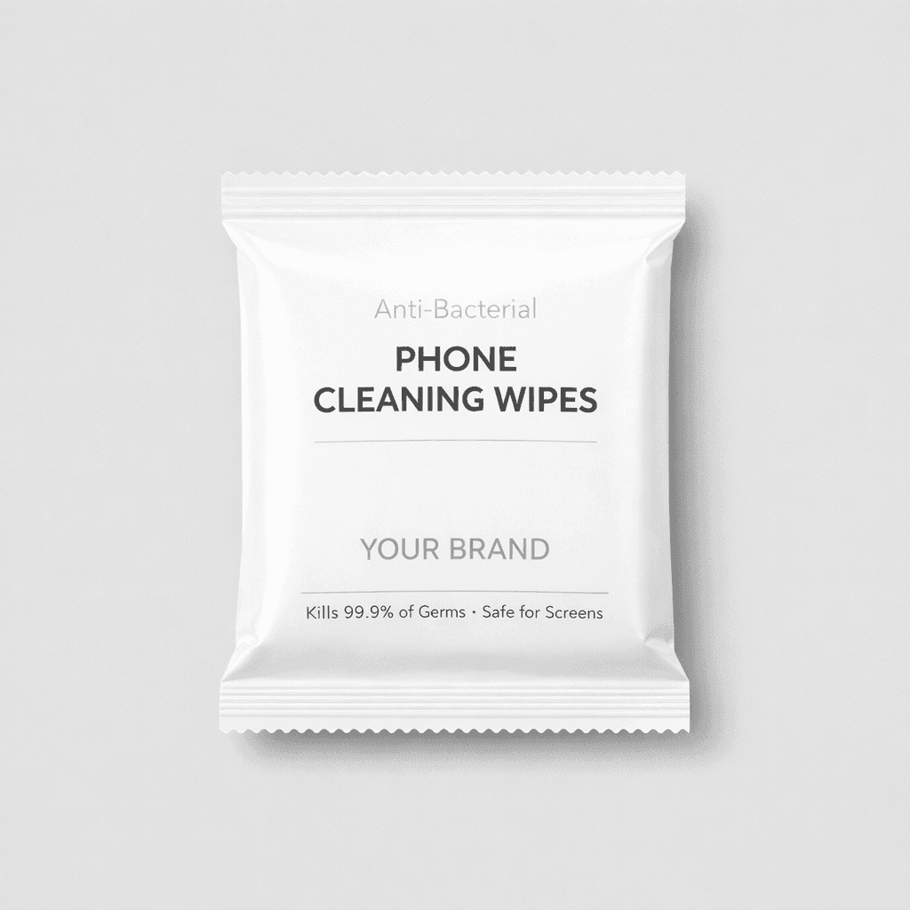 Anti-Bacterial Phone Cleaning Wipes private-label product concept