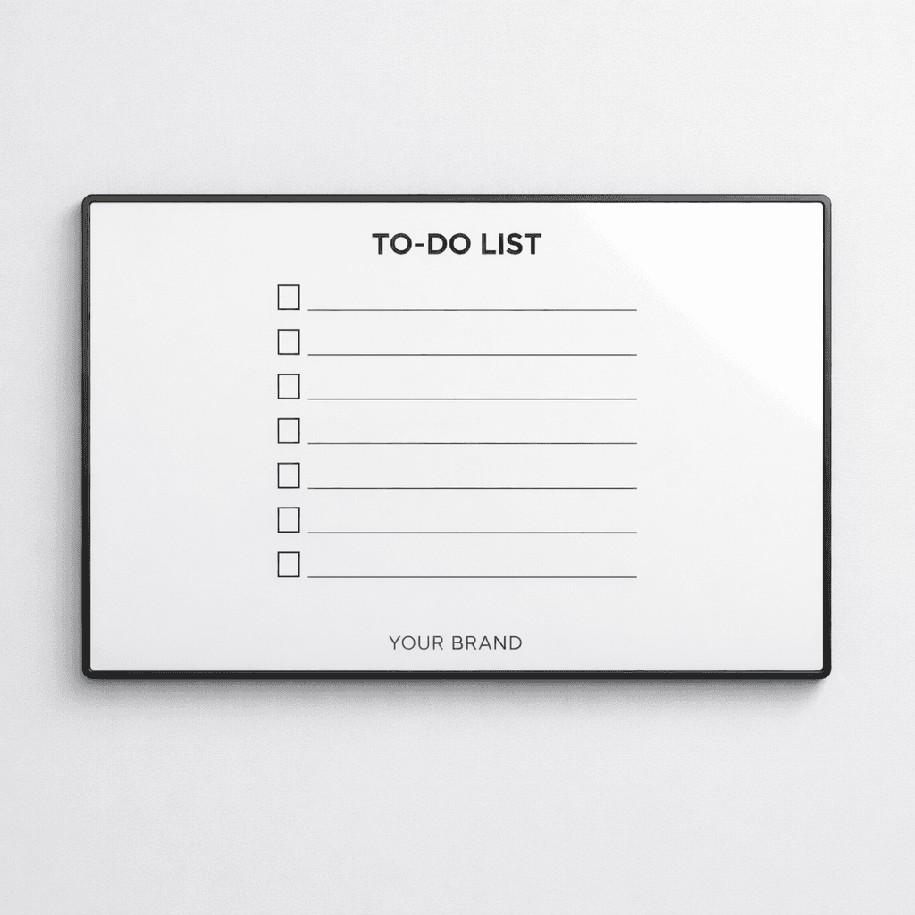 Magnetic Dry Erase To-Do Board private-label product concept