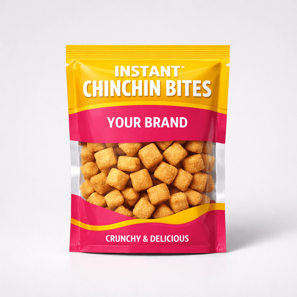 Instant Chinchin Bites Sachet private-label product concept