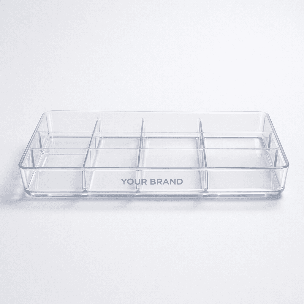 Multi-Use Plastic Drawer Organizer Tray private-label product concept