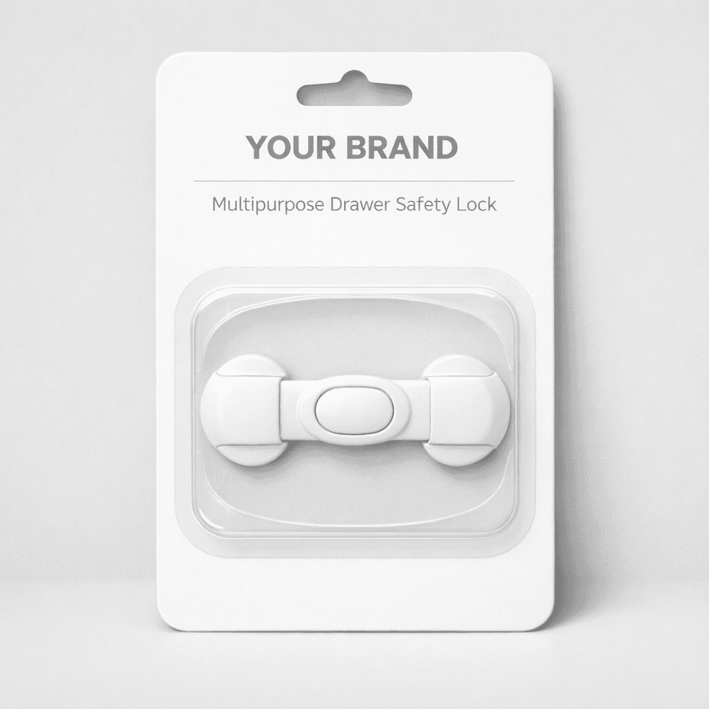 Multipurpose Plastic Drawer Safety Lock private-label product concept