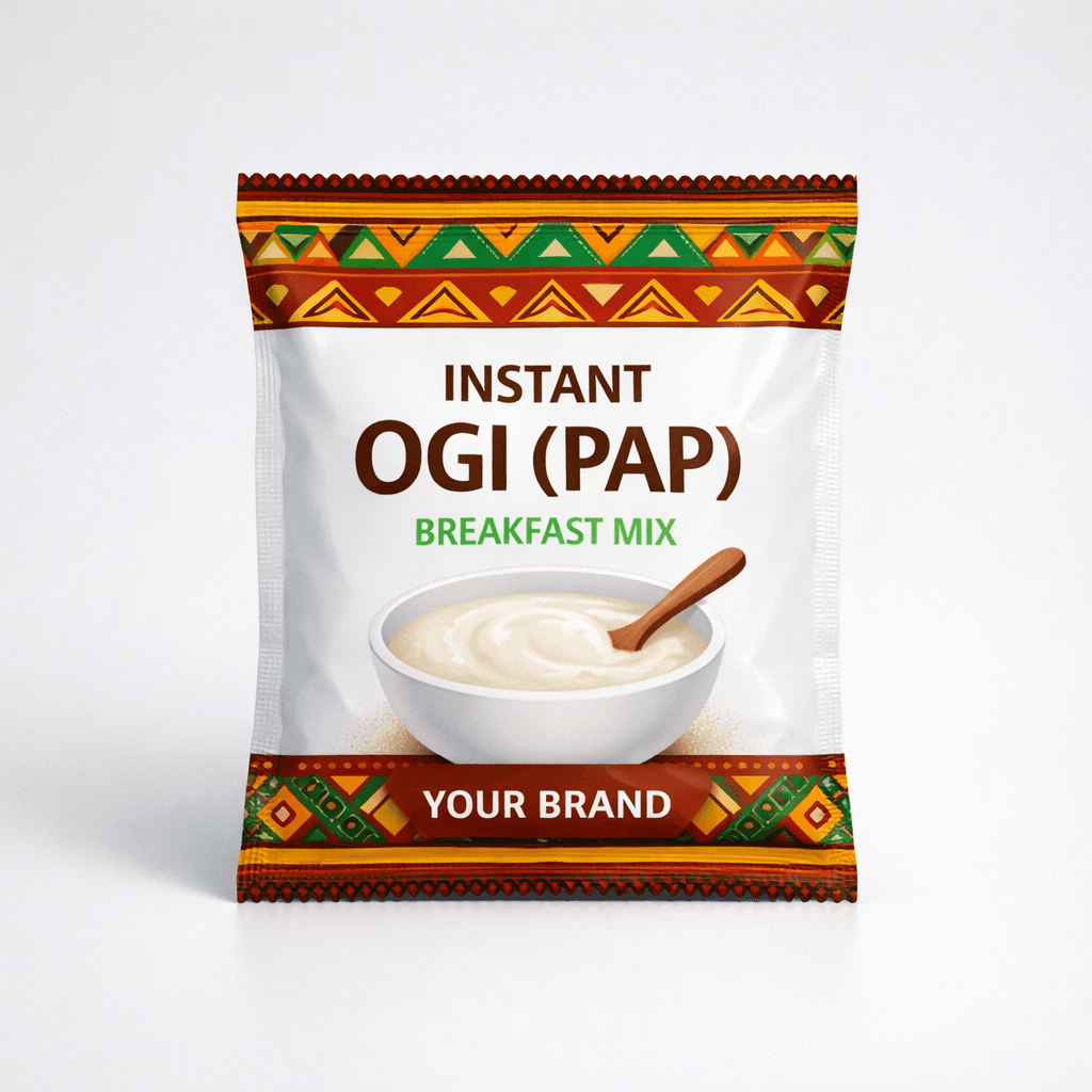 Instant Ogi (Pap) Breakfast Sachet private-label product concept
