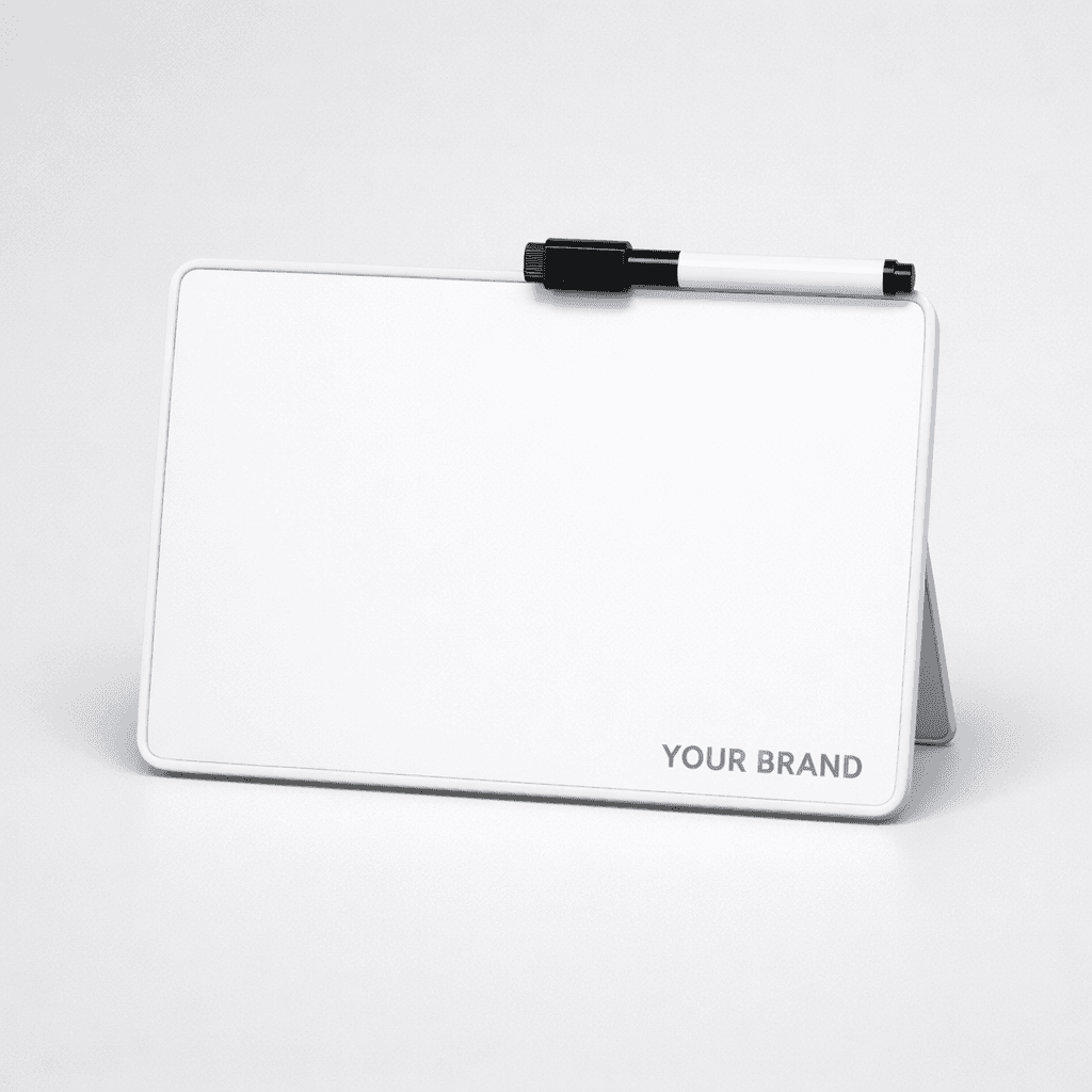 Mini Desktop Whiteboard with Marker private-label product concept
